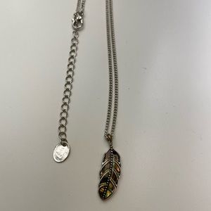 Feather necklace